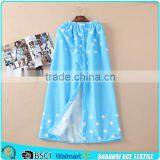 100% Cotton Leopard Printed Girl Bath Towel Dress Velour Cotton Household Towel Dress With Leopard Design thumbnail-3