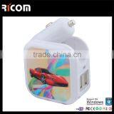 Patent EU/US/UK/AUS Car and Wall Charger With 2 USB Output 5V 2.1A,Charger FOR SAMSUNG GALAXY-UC311-Shenzhen Ricom