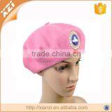 Girls Cute Beret Cheap French Berets for Sale Embroidery Logo Civilian Beret thumbnail-2