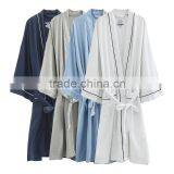 2016 Dvr Wholesale 100 Cotton Piping Bathrobe Made in China thumbnail-1