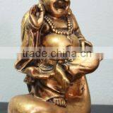 Resin Standing Happy Buddha Statue DSF-HR30 thumbnail-2