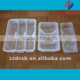 pp plastic food tray with dividers