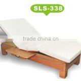 Outdoor Modern Wooden Bed Beach Sun Bed For Sale Sls-338 thumbnail-1