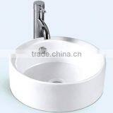 Y827 Washing Basins; Round Sanitary Ware Bathroom Basin White Color Art Basins thumbnail-1