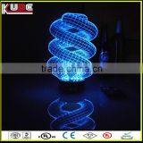Bedroom Decorative Light 3D Table Lamp With Color Changing