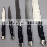 6PCS High Quality Heated Kitchen Knife With Forged ABS Handle thumbnail-4