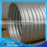 Alibaba China supplier corrugated galvanized steel culvert pipe