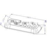 7.5 Inch 18W Yacht Boat Marine Light IP 68 316 Stainless Steel Anti-corrosion thumbnail-3