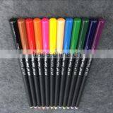 12c 7 Inch High Quality Color Dipped Matt Black Round Bar Color Pencil thumbnail-6
