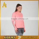 Woman Sportswear Apparel Clothing Custom Round Neckline Gym Hoodies thumbnail-2