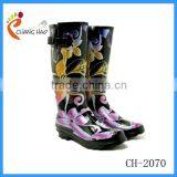 (CH-2070) New Products 2015 Lady Rubber Rain Boots