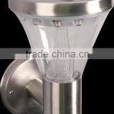 S/S PIR Sensor Solar Wall Light