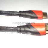 Standard 19 Pin Copper Conductor 7.3mm Jacket OD Hdmi Cord From Phone to tv From Shenzhen Factory