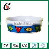 Hot Sale High Quality White Round Ceramic Pet Bowl for Dog thumbnail-2