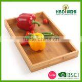 Best Selling 3pcs Bamboo Food Serving Tray Bamboo Kitchen Tray thumbnail-5