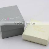 2016 Custom Logo Cheap Printed Small Paper Cardboard Jewelry Box / Ring Box / Necklace Box / Bracelet Box Wholesale thumbnail-2