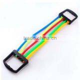 High Quality Professional Fitness Training Round Handle Resistance Rubber Chest Expander