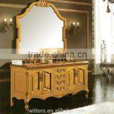 North American Bathroom Vanity Hot Sell Modern Marble Top Wooden Bathroom Vanity WTS231 thumbnail-4