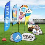 Outdoor Double Side Display A Frame Advertising Pop up Golf Club Display Stand thumbnail-2