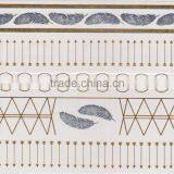 Super Hot Gold And Silver Foil Temporary Tattoo thumbnail-2