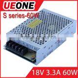 Ueone Factory 18v 3A Switching Power Supply Open 60W