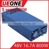 800w 48vdc Switching Power Supply of S-800-48