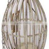 New!High Quality Sliver Golden Brush Iron Wire Candle Lantern thumbnail-4