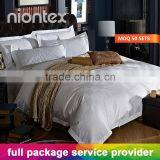 100%Cotton 300TC Sateen Dobby Bed Linen Duvet Cover Flat Sheet Fitted Sheet Pillowcase