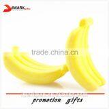 Hot Selling Lovely Design Banana Shaped Fruit Pencil Eraser