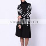 2016 PRETTY STEPS Winter Collections Hot Casual Fashion Women Long Sleeve Striped Tops Cardigan Jacket thumbnail-2