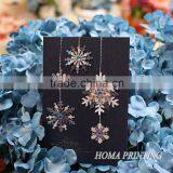 Silvery Snowflake Romatic Hand Made Greeting Card Making Machine