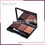 3 Multi-Colored Long-lasting and Waterproof Eyebrow Powder With Brow Brush thumbnail-3