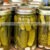Best Selling Vietnam Canned Pickled Cucumbers 6-9 cm in Brine in Glass Jar by HAGIMEX thumbnail-1