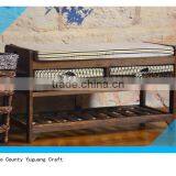 Wooden Shoe Cabinet Shoe Rack Box Drawers Storage Rack thumbnail-2