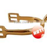 Solid Brass Spur With Stainless Steel Rowel for Horse Riding/horse Racing (Type-L) ;England Style