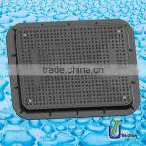 644*494-60 SMC Manhole Cover With Lockable Bolt Set B125 Rectangle Manhole Cover /composite Manhole Cover thumbnail-1