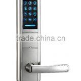 New Designed Touch Screen Safe Intelligent Door Lock With Steel Handle thumbnail-3