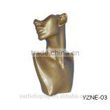 Wholesale Female Head Bust Mannequin for Jewelry and Earing Display thumbnail-3