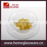 2pcs Set of Glass Dish and Bowl ,glass Plate and Bowl Set thumbnail-1