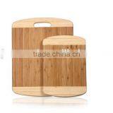100% Natural Bamboo Chopping Cutting Board 2-Piece Set thumbnail-2
