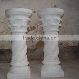 Good Quality Round Marble Column Marbe House Pillars Designs thumbnail-4