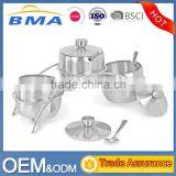 Stainless Steel Seasoning/Condiments/Spice Containers With Flip Top Lids