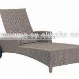 2017 TRADE ASSURANCE Fancy Design Cheap Aluminium Frame pe Rattan Lawn and Garden Sun Lounges thumbnail-1