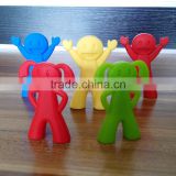Colorful various shape silicone chopsticks holder for kids