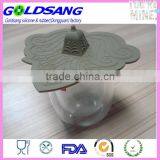 Silicone Home&Office Decor Made Food Grade Lovely Leaf Shape Cup Cover Lid thumbnail-1