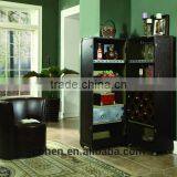 Top Quality American Design Retro Vintage Style Top Grain Leather/PU Storage Wine Cabinet for Livingroom Furniture thumbnail-2