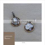 925 Sterling Silver Pendants Made in Italy P31 Cameo 20mm thumbnail-1