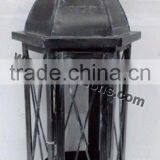 Mini Antioue Candle Holder Rose Gold Metal Lantern thumbnail-2