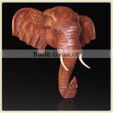 Modern Home Wall Decor Hanging Polyresin Elephant Head Figure Wholesale thumbnail-5