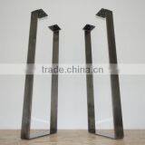 40 Inch Iron Black Matt Coated Flat Steel Bar Table Leg thumbnail-5